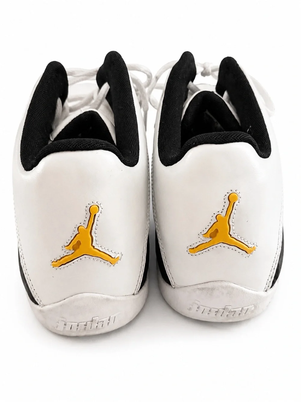 Nike Air Jordan Team Strong Low White Black Basketball Sneakers Size 11